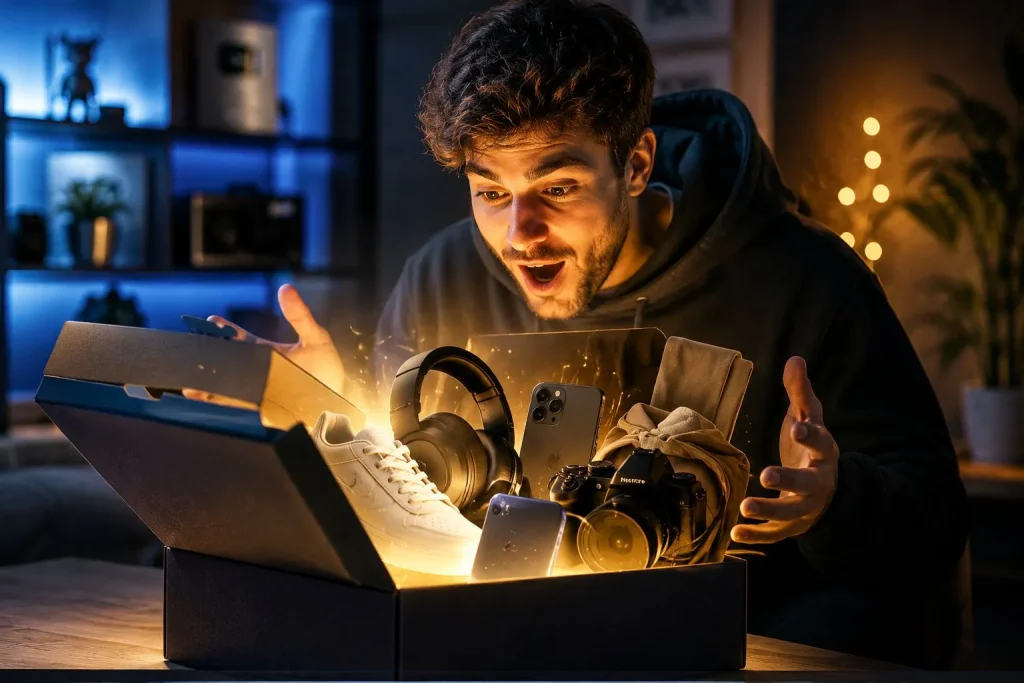 تصویر آنباکس میستری باکس